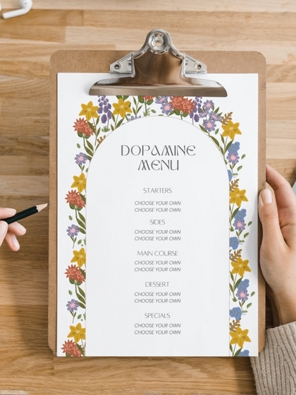 Dopamine Menu Starter Kit (+ 20 Editable Templates)