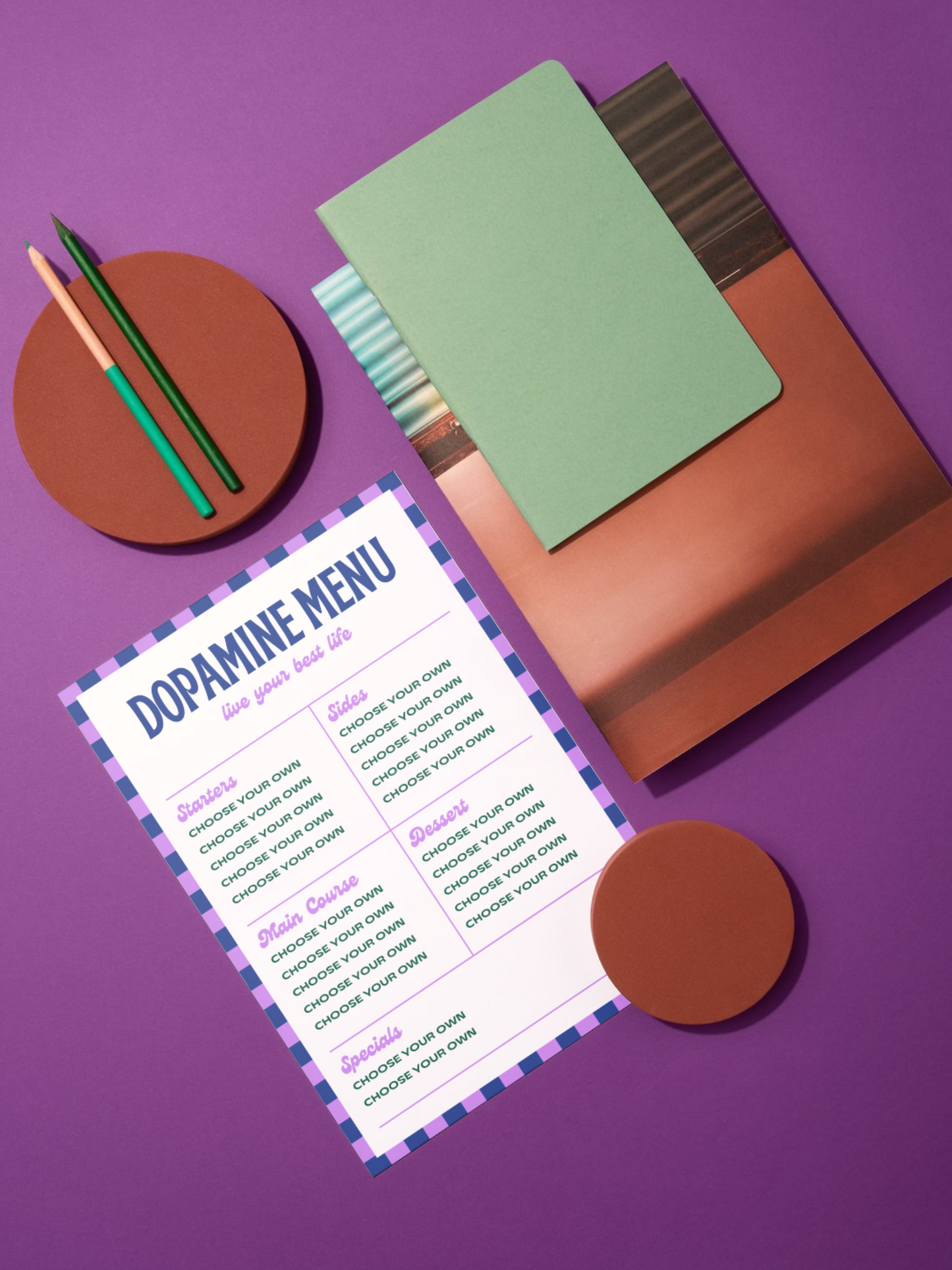 Dopamine Menu Starter Kit (+ 20 Editable Templates)